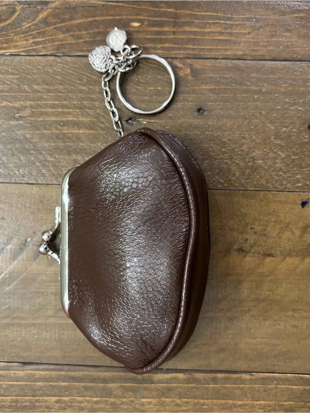 Liz Claiborne Frame Coin Purse with Keyring Charm